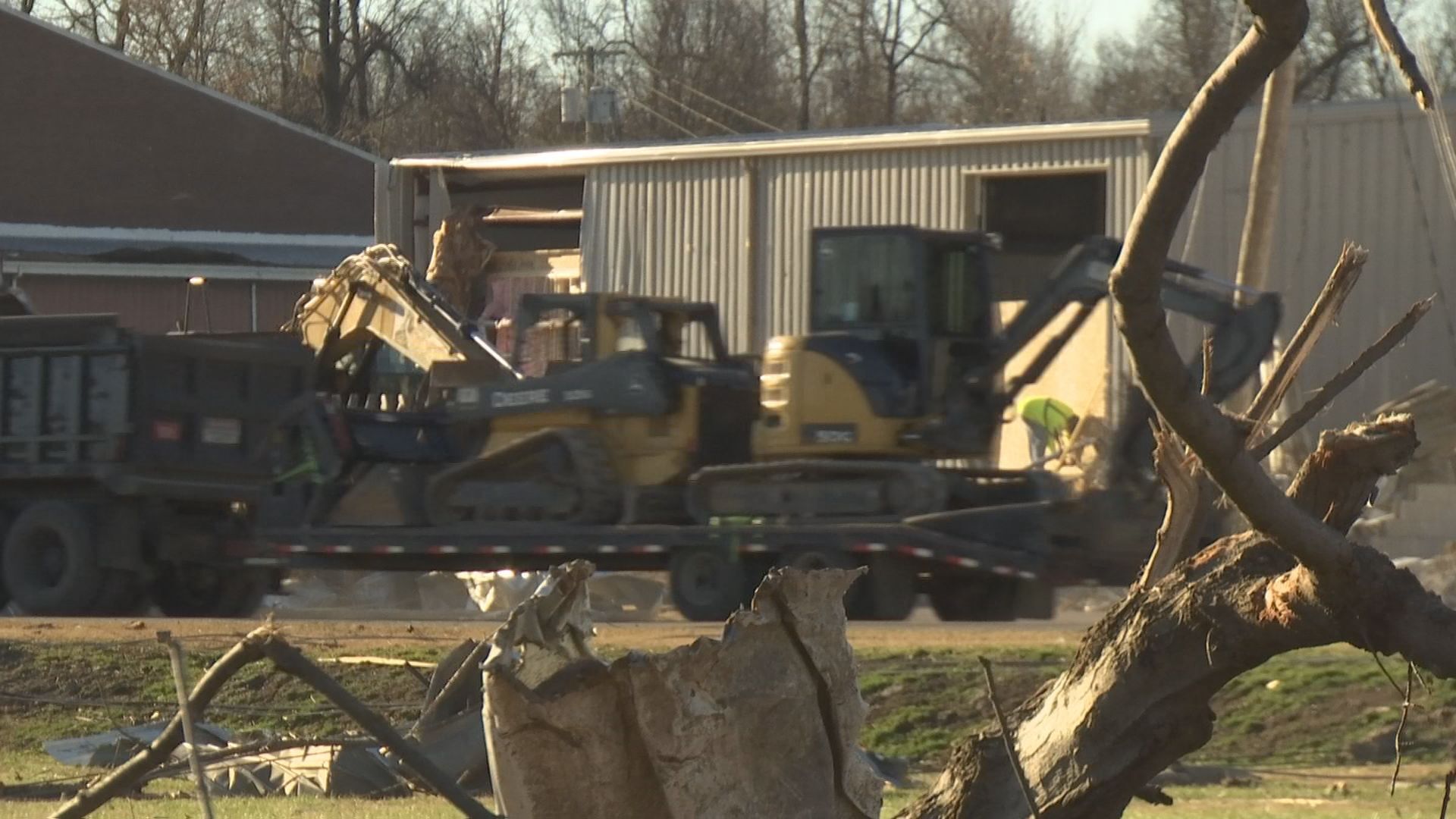 damage and tractors
